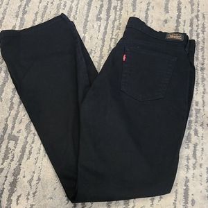 LEVI'S black 515 bootcut jeans